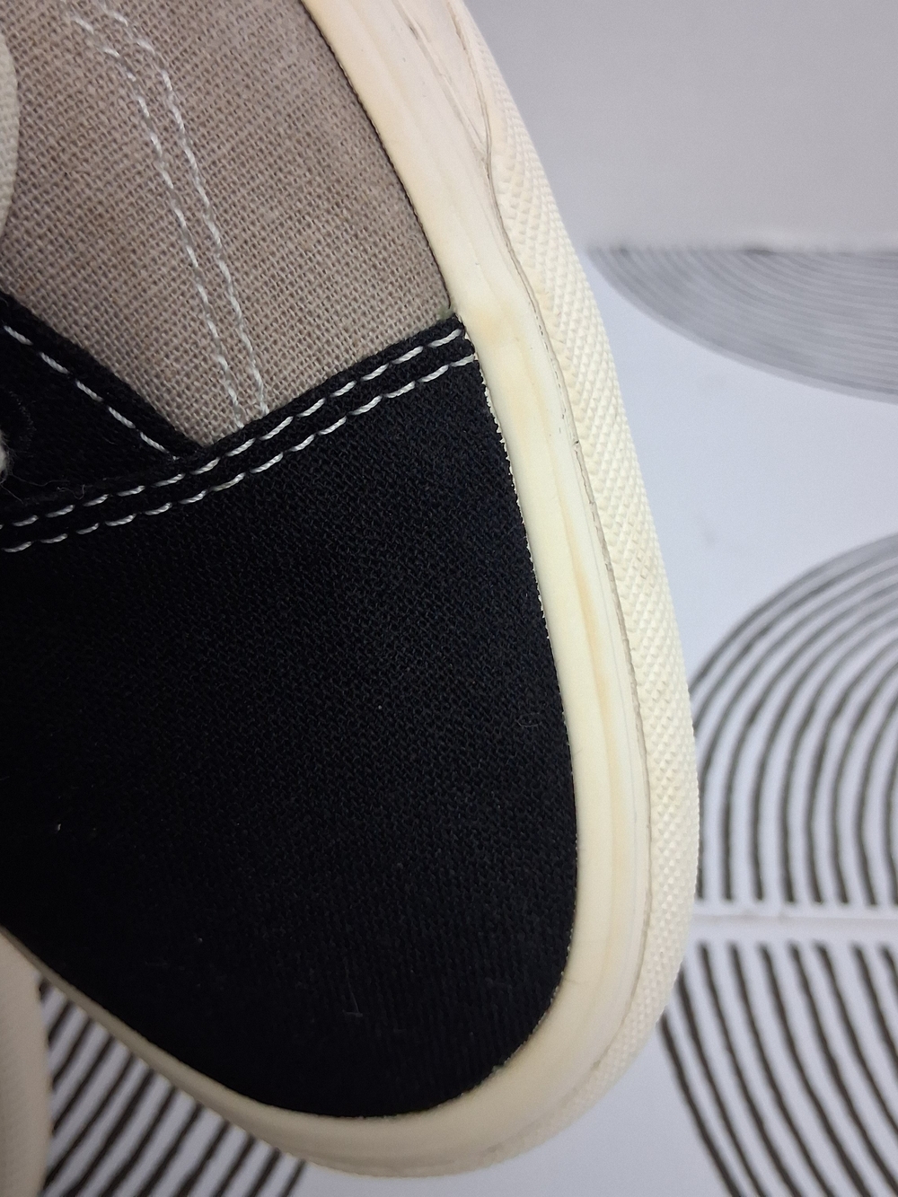 Vans Old Skool Mens 12 Black/Tan Tapered Eco Theory Multi Block SKT8R Sneakers - Picture 15 of 15